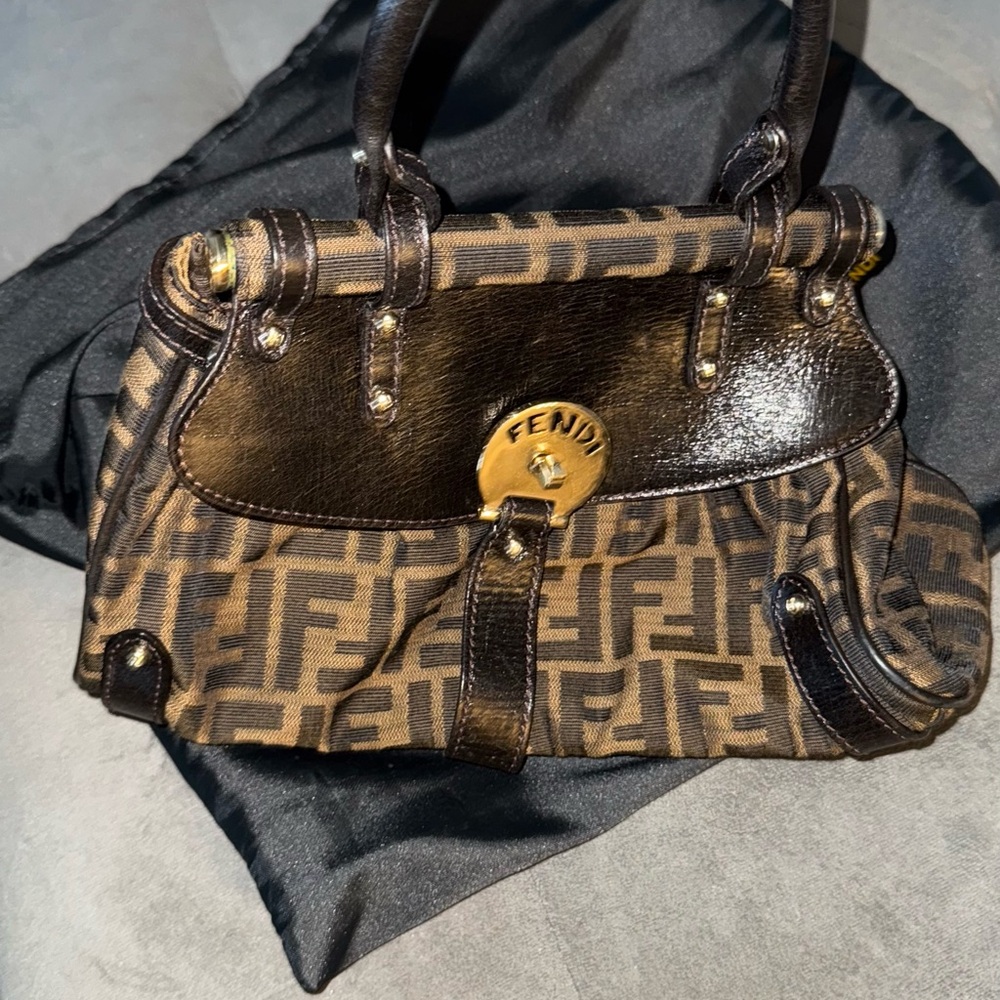 Fendi Brown and Gold Women's Bag